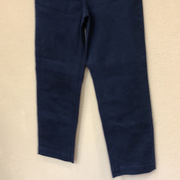 EVERLANE womans  Straight-Leg Crop Pants in Navy size 2 - Picture 2 of 6